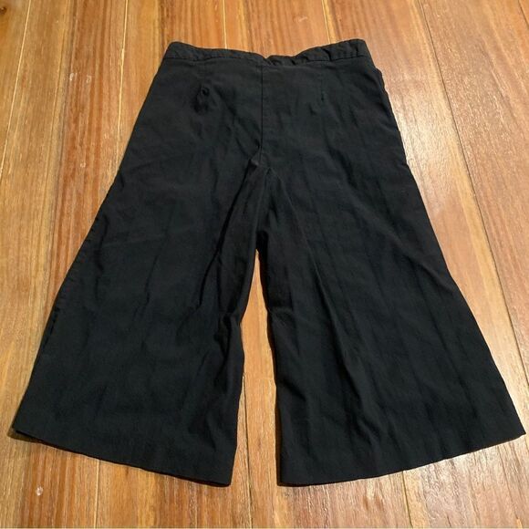 A-List by Wrapper Junior Women’s Black Long Flare Shorts 5 - Picture 2 of 7